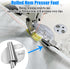 TOOVREN Universal Sewing Rolled Hemmer Foot 4pcs, Rolled Hem Presser Foot, 7/8/9/10mm Wide Rolled Hem Foot, Sewing Machine Presser Foot Hemmer Foo...